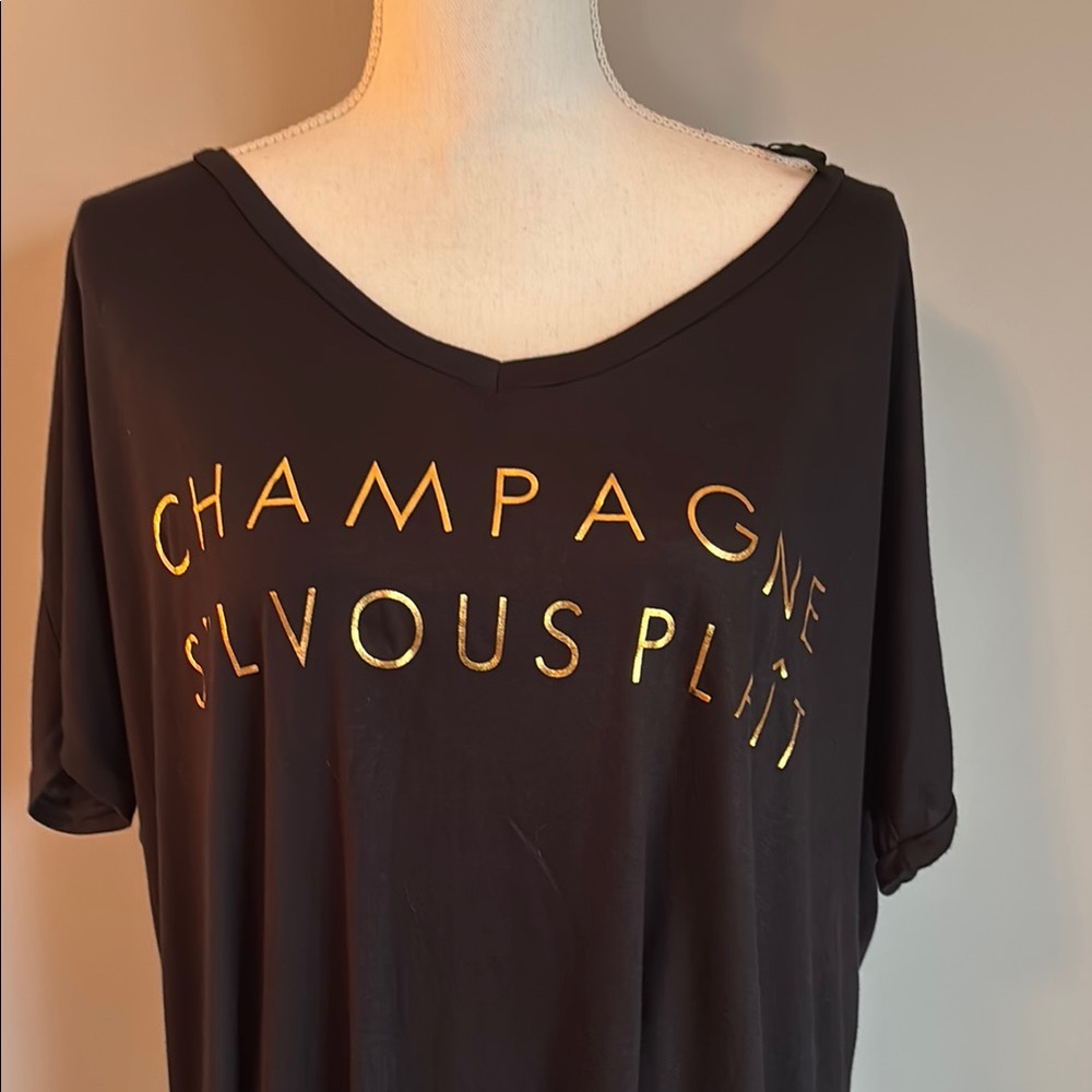 Black and Gold Graphic Tee